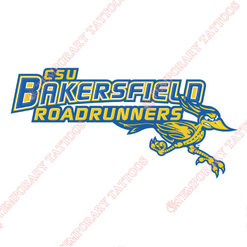 CSU Bakersfield Roadrunners Customize Temporary Tattoos Stickers N4064